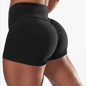 Scrunch Butt Shorts High Waisted Butt Lifting Booty Shorts